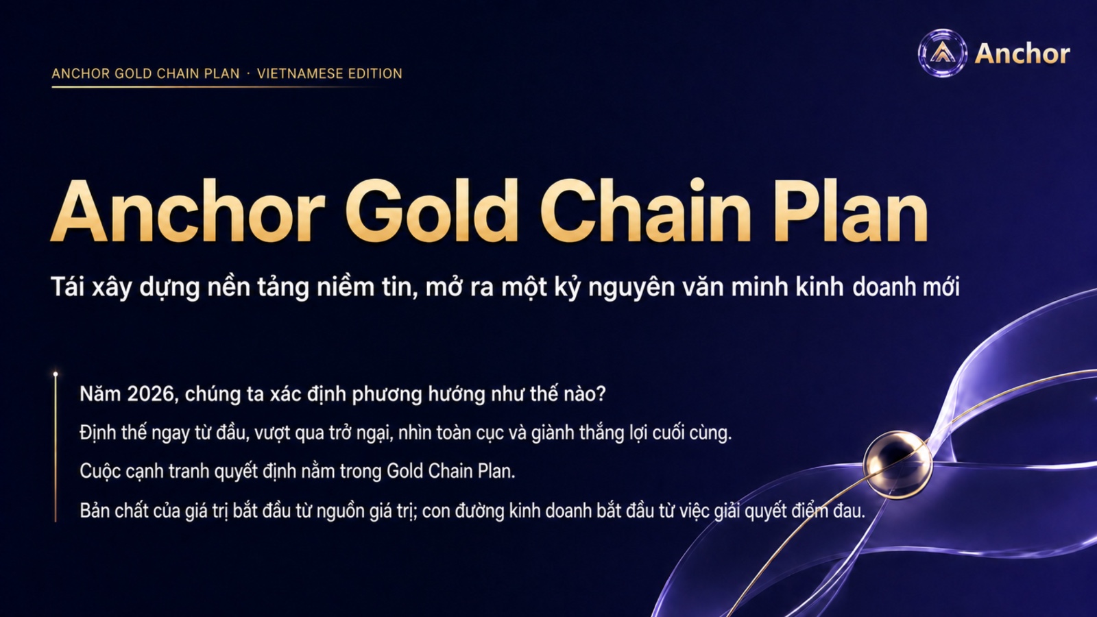 Mô hình kinh tế Anchor Gold Chain Plan第 1 页