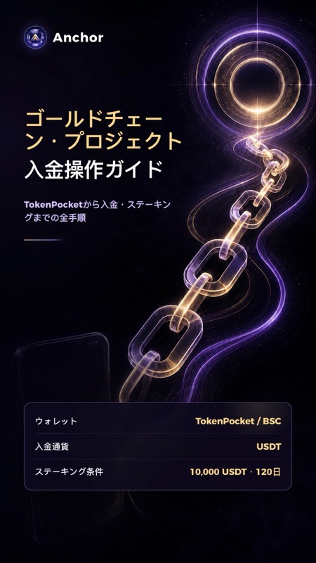 ゴールドチェーン・プロジェクト 入金操作ガイド封面