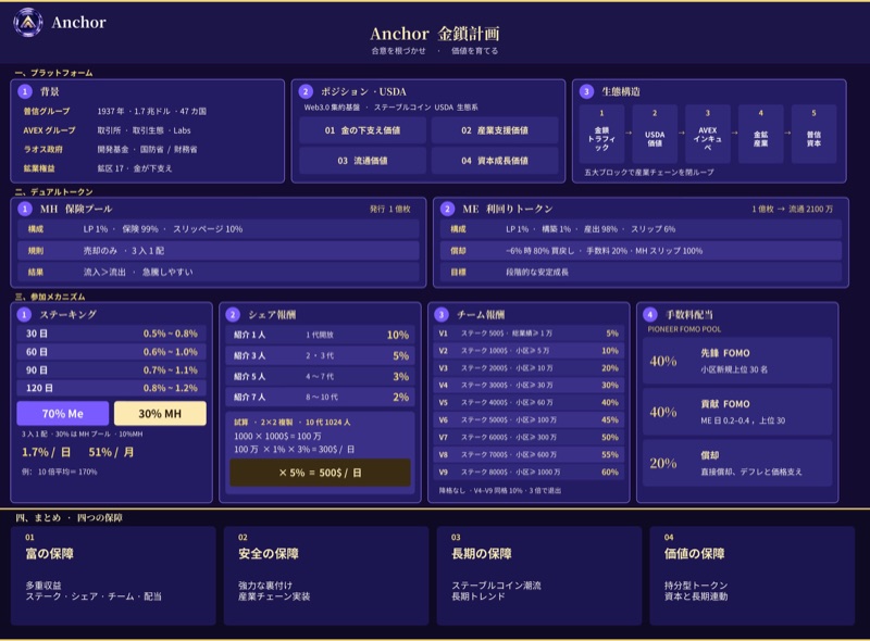 Anchor · 経済モデルの全体像封面